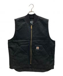 CarHartt（カーハート）の古着「キルトライニング ダックベスト」｜ブラック