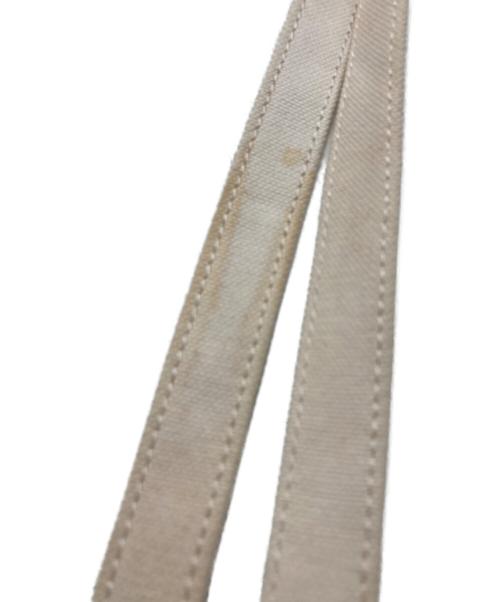 MM6 Maison Margiela（エムエムシックスメゾンマルジェラ）MM6 Maison Margiela (エムエムシックスメゾンマルジェラ) リバース ロゴ ショッピングトートバッグ ブラック×ベージュ サイズ:下記参照の古着・服飾アイテム