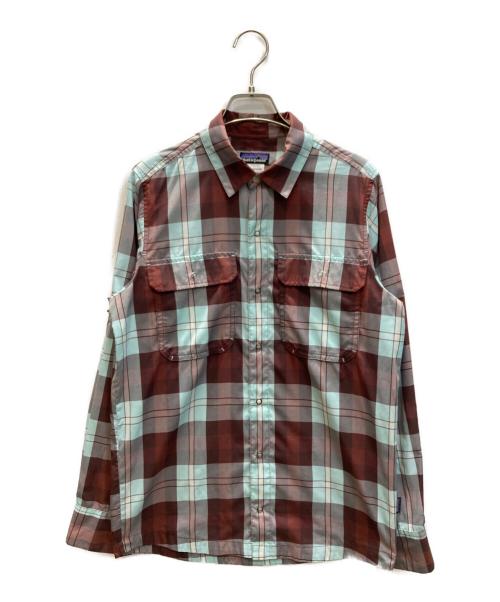 Patagonia（パタゴニア）Patagonia (パタゴニア) チェックシャツ レッド×ブルー サイズ:XSの古着・服飾アイテム