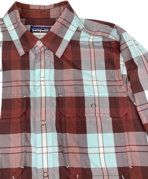 Patagonia（パタゴニア）Patagonia (パタゴニア) チェックシャツ レッド×ブルー サイズ:XSの古着・服飾アイテム