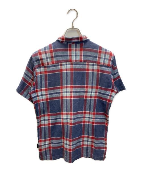 Patagonia（パタゴニア）Patagonia (パタゴニア) A/C Shirt レッド×ブルー サイズ:Sの古着・服飾アイテム
