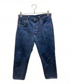 LEVI'S VINTAGE CLOTHINGリーバイス ビンテージ クロージング）の古着「501XX 1955復刻 セルビッチデニムパンツ」｜インディゴ