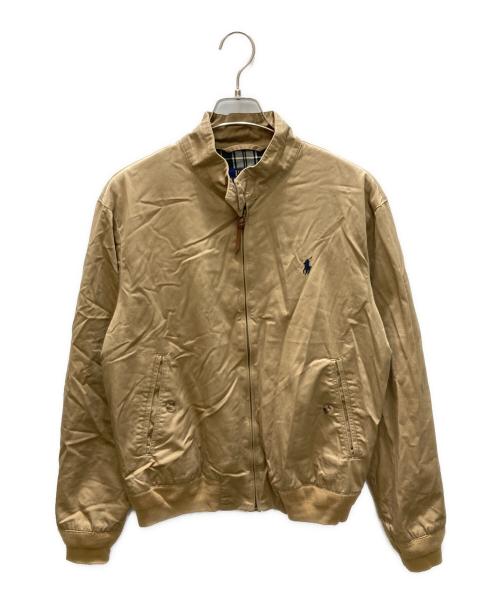 POLO RALPH LAUREN（ポロ・ラルフローレン）POLO RALPH LAUREN (ポロ・ラルフローレン) 裏地タータンチェック ハリントンジャケット ブラウン サイズ:SIZE Sの古着・服飾アイテム