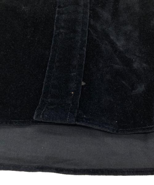 RALPH LAUREN（ラルフローレン）RALPH LAUREN (ラルフローレン) Ron Herman (ロンハーマン) ボタンダウン ベロアシャツ ブラック サイズ:SIZE XSの古着・服飾アイテム