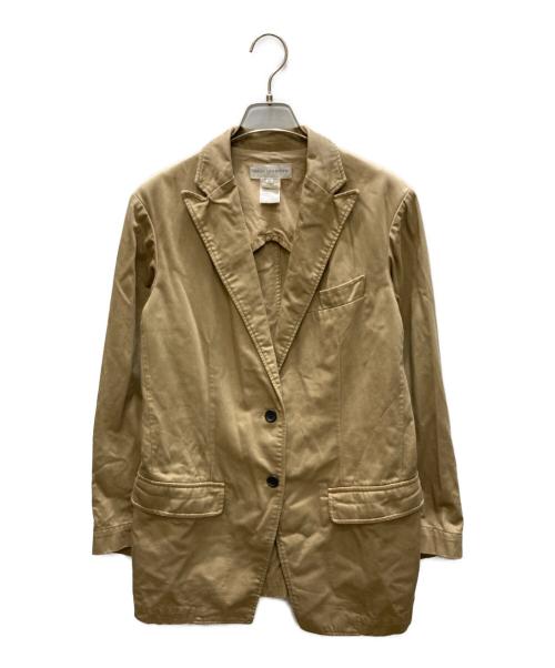 DRIES VAN NOTEN（ドリスヴァンノッテン）DRIES VAN NOTEN (ドリスヴァンノッテン) コットン2Bジャケット ベージュ サイズ:36の古着・服飾アイテム