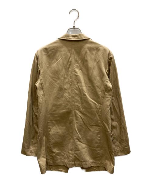DRIES VAN NOTEN（ドリスヴァンノッテン）DRIES VAN NOTEN (ドリスヴァンノッテン) コットン2Bジャケット ベージュ サイズ:36の古着・服飾アイテム