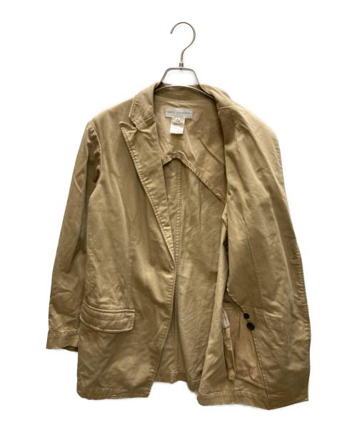 DRIES VAN NOTEN（ドリスヴァンノッテン）DRIES VAN NOTEN (ドリスヴァンノッテン) コットン2Bジャケット ベージュ サイズ:36の古着・服飾アイテム