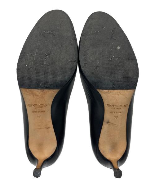 JIMMY CHOO（ジミーチュウ）JIMMY CHOO (ジミーチュウ) ハイヒールパンプス ブラック サイズ:SIZE 38の古着・服飾アイテム