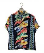 Sun Surfサンサーフ）の古着「アロハシャツ」｜ブラック