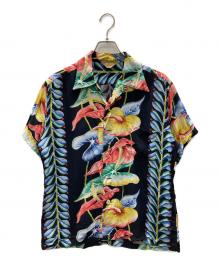 Sun Surf（サンサーフ）の古着「アロハシャツ」｜ブラック