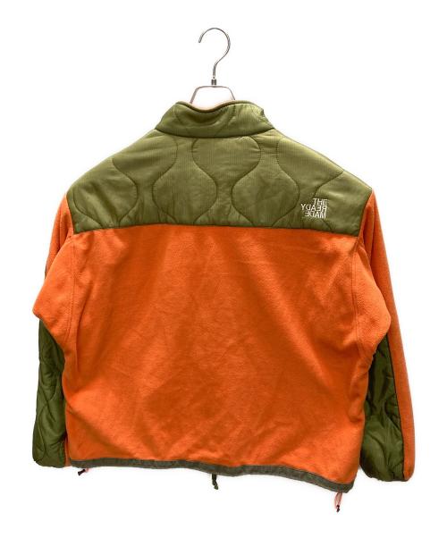 READYMADE（レディメイド）READYMADE (レディメイド) 再構築 フリースジャケット オレンジ×カーキ サイズ:SIZE 2の古着・服飾アイテム