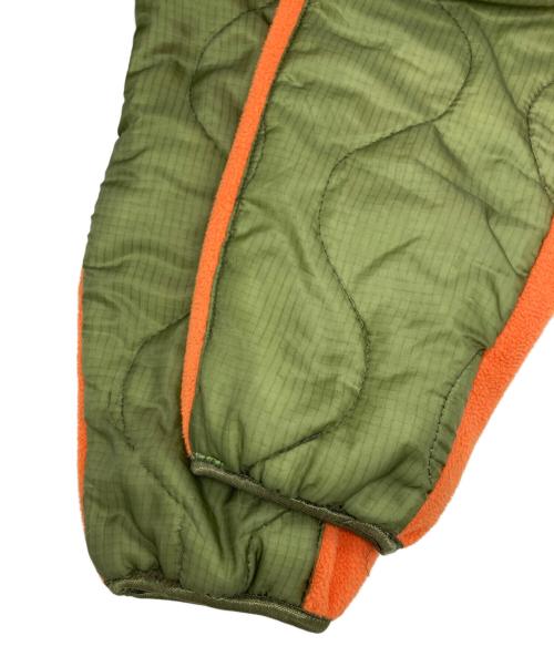 READYMADE（レディメイド）READYMADE (レディメイド) 再構築 フリースジャケット オレンジ×カーキ サイズ:SIZE 2の古着・服飾アイテム