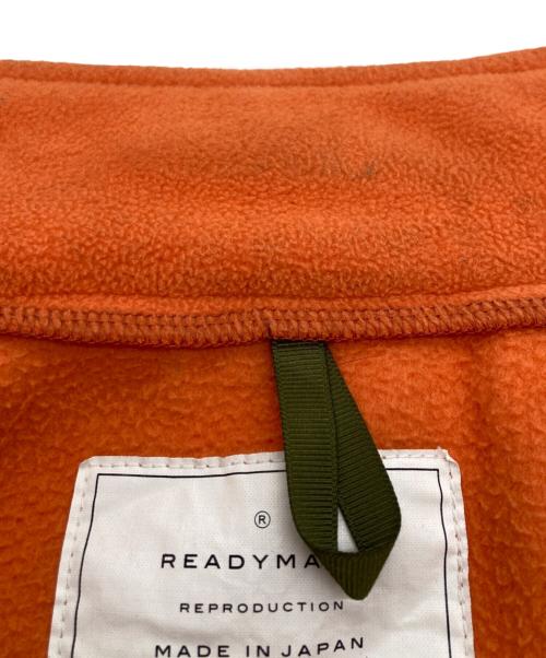 READYMADE（レディメイド）READYMADE (レディメイド) 再構築 フリースジャケット オレンジ×カーキ サイズ:SIZE 2の古着・服飾アイテム
