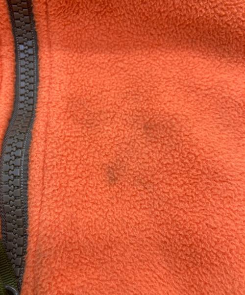READYMADE（レディメイド）READYMADE (レディメイド) 再構築 フリースジャケット オレンジ×カーキ サイズ:SIZE 2の古着・服飾アイテム