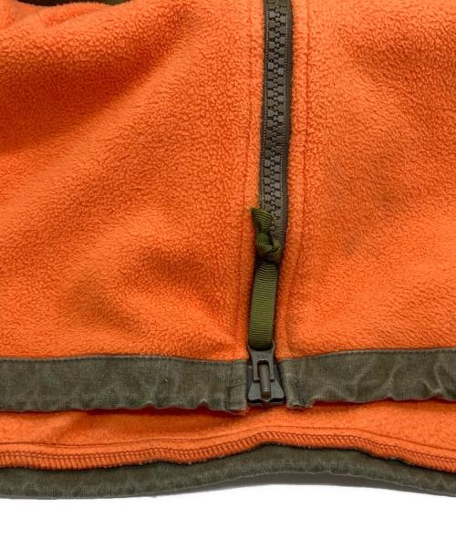 READYMADE（レディメイド）READYMADE (レディメイド) 再構築 フリースジャケット オレンジ×カーキ サイズ:SIZE 2の古着・服飾アイテム
