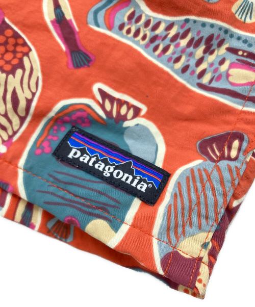 Patagonia（パタゴニア）Patagonia (パタゴニア) メンズ・バギーズ・ショーツ 5インチ オレンジ×ブルー サイズ:XLの古着・服飾アイテム