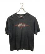 HARLEY-DAVIDSONハーレーダビッドソン）の古着「両面プリントTシャツ」｜ブラック