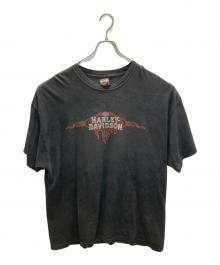 HARLEY-DAVIDSON（ハーレーダビッドソン）の古着「両面プリントTシャツ」｜ブラック