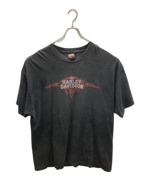 HARLEY-DAVIDSON（ハーレーダビッドソン）HARLEY-DAVIDSON (ハーレーダビッドソン) 両面プリントTシャツ ブラック サイズ:2XLの古着・服飾アイテム