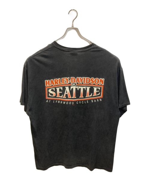 HARLEY-DAVIDSON（ハーレーダビッドソン）HARLEY-DAVIDSON (ハーレーダビッドソン) 両面プリントTシャツ ブラック サイズ:2XLの古着・服飾アイテム