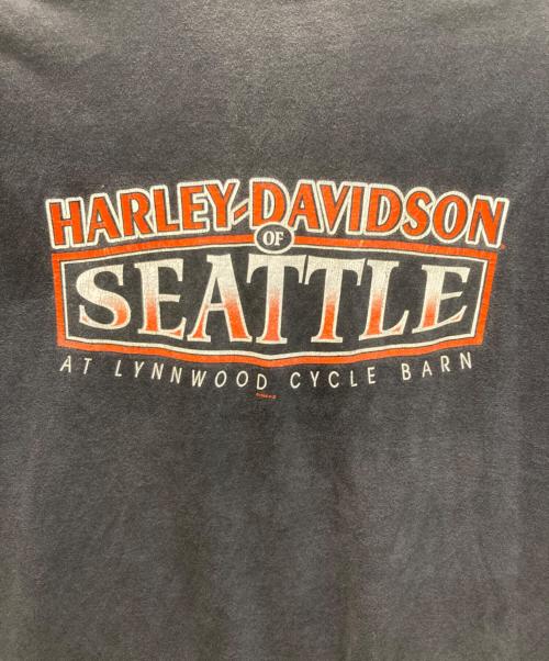 HARLEY-DAVIDSON（ハーレーダビッドソン）HARLEY-DAVIDSON (ハーレーダビッドソン) 両面プリントTシャツ ブラック サイズ:2XLの古着・服飾アイテム