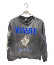 SAINT MICHAEL（セントマイケル）の古着「L/S TEE / MASSIVE」｜ブラック
