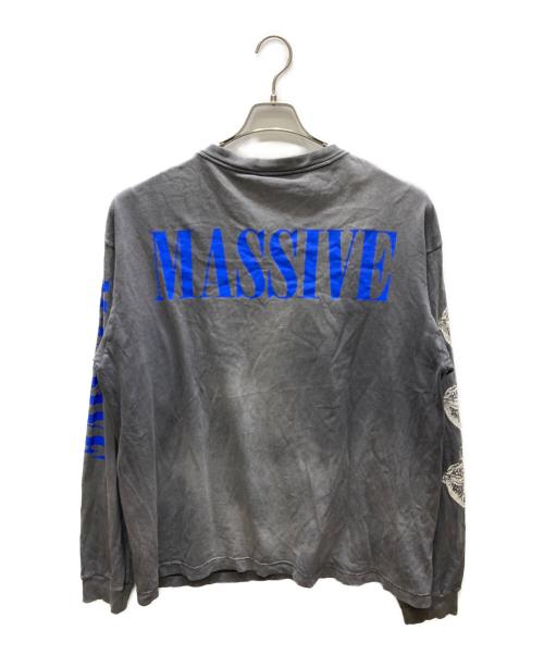 SAINT MICHAEL（セントマイケル）SAINT MICHAEL (セントマイケル) L/S TEE / MASSIVE ブラック サイズ:XLの古着・服飾アイテム
