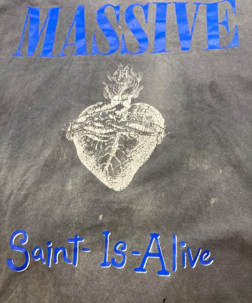 SAINT MICHAEL（セントマイケル）SAINT MICHAEL (セントマイケル) L/S TEE / MASSIVE ブラック サイズ:XLの古着・服飾アイテム