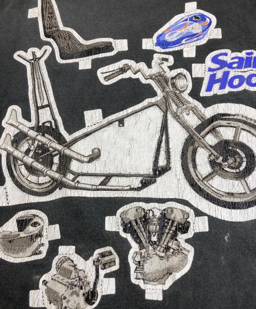 SAINT MICHAEL（セントマイケル）SAINT MICHAEL (セントマイケル) NEIGHBORHOOD (ネイバーフッド) NH SS TEE / BIKE ブラック サイズ:SIZE XLの古着・服飾アイテム