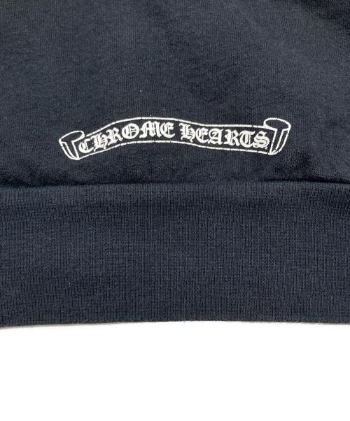 CHROME HEARTS（クロムハーツ）CHROME HEARTS (クロムハーツ) マルチカラーセメタリークロス ダガージップアップパーカー  MLTCOL CEM CRS SWTSHRT HD ZIP ブラック サイズ:XLの古着・服飾アイテム