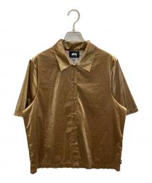 stussy（ステューシー）の古着「半袖シャツ」｜ゴールド