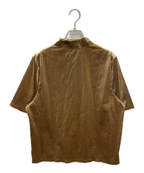 stussy（ステューシー）stussy (ステューシー) 半袖シャツ ゴールド サイズ:Mの古着・服飾アイテム