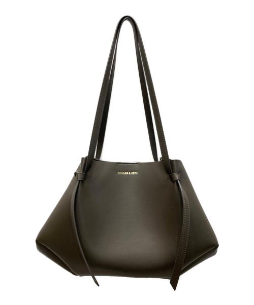 CHARLES & KEITH（チャールズアンドキース）CHARLES & KEITH (チャールズアンドキース) calla カルラ トートバッグ ブラウンの古着・服飾アイテム