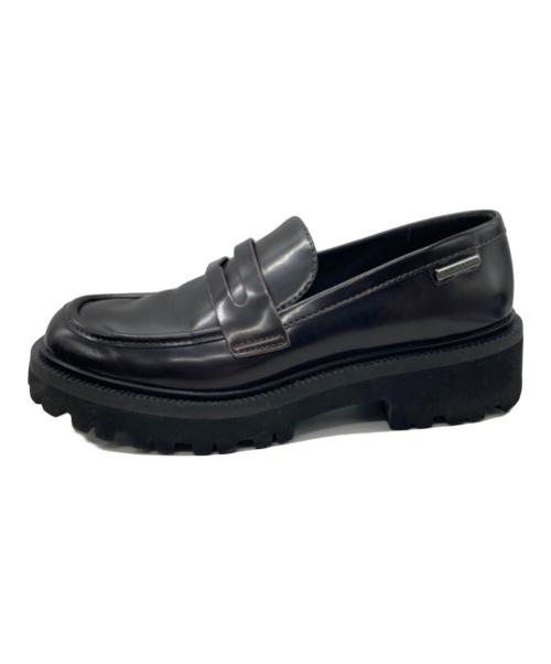 CHARLES & KEITH（チャールズアンドキース）CHARLES & KEITH (チャールズアンドキース) カバードリッジソール ローファー ブラウン サイズ:38の古着・服飾アイテム