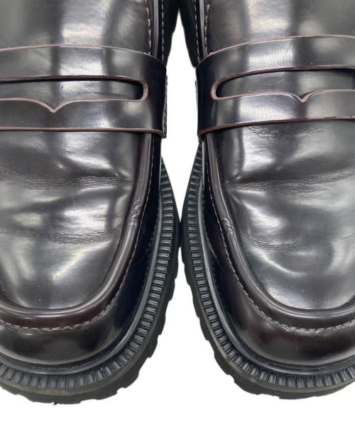 CHARLES & KEITH（チャールズアンドキース）CHARLES & KEITH (チャールズアンドキース) カバードリッジソール ローファー ブラウン サイズ:38の古着・服飾アイテム