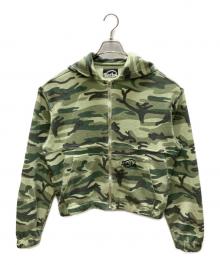 SLACKER（スラッカー）の古着「Como Thermal Zip Hoodie」｜グリーン