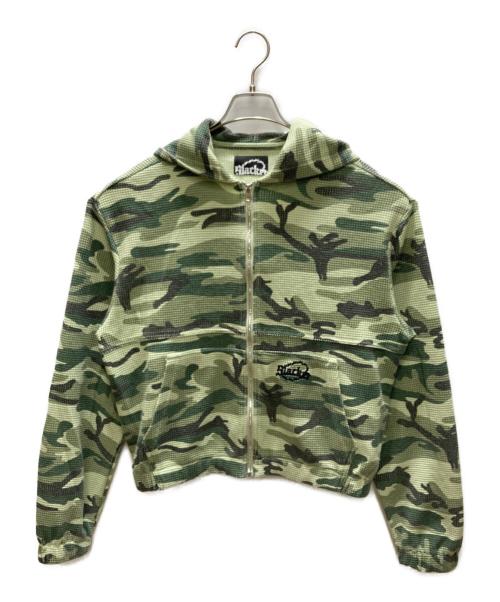 SLACKER（スラッカー）SLACKER (スラッカー) Como Thermal Zip Hoodie グリーン サイズ:SIZE Sの古着・服飾アイテム