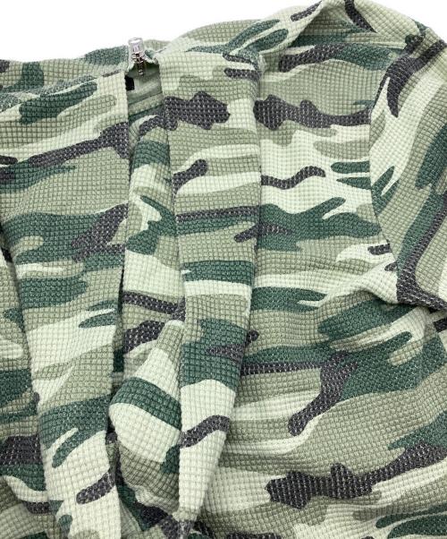 SLACKER（スラッカー）SLACKER (スラッカー) Como Thermal Zip Hoodie グリーン サイズ:SIZE Sの古着・服飾アイテム