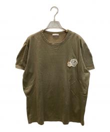 MONCLER（モンクレール）の古着「MAGLIA T-SHIRT」｜カーキ