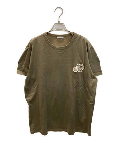 MONCLER（モンクレール）MONCLER (モンクレール) MAGLIA T-SHIRT カーキ サイズ:XXLの古着・服飾アイテム