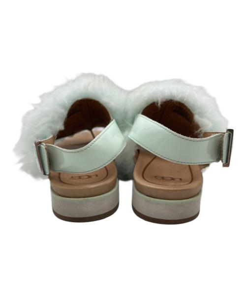 UGG（アグ）UGG (アグ) HOLLY ファーサンダル グリーン サイズ:SIZE 25の古着・服飾アイテム