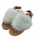 UGG（アグ）の古着「HOLLY ファーサンダル」｜グリーン