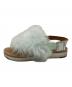 UGG (アグ) HOLLY ファーサンダル グリーン サイズ:SIZE 25：5000円