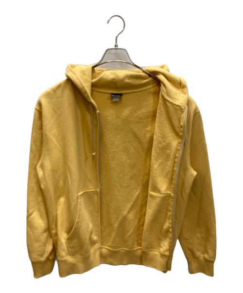 SCHOTT BROS.（ショットブロス）SCHOTT BROS. (ショットブロス) プリントジップパーカー イエロー サイズ:Mの古着・服飾アイテム
