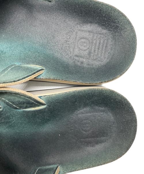 The Sandalman（ザサンダルマン）The Sandalman (ザサンダルマン) レザートングサンダル ネイビー×ホワイト サイズ:下記参照の古着・服飾アイテム