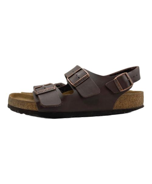 BIRKENSTOCK（ビルケンシュトック）BIRKENSTOCK (ビルケンシュトック) Milano ミラノ サンダル ブラウン サイズ:SIZE 25cmの古着・服飾アイテム