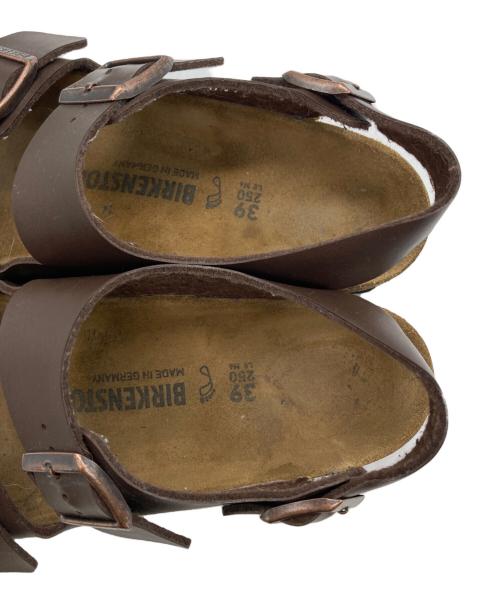 BIRKENSTOCK（ビルケンシュトック）BIRKENSTOCK (ビルケンシュトック) Milano ミラノ サンダル ブラウン サイズ:SIZE 25cmの古着・服飾アイテム
