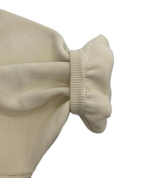 CLANE（クラネ）CLANE (クラネ) バルーンスリーブ ギャザー ニット アイボリー サイズ:Fの古着・服飾アイテム