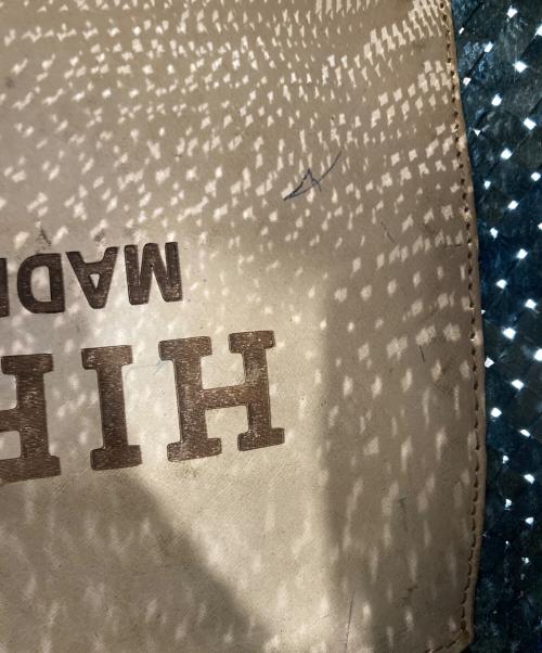 HIROFU（ヒロフ）HIROFU (ヒロフ) ブレッツァ メッシュレザー トートバッグ ブラウンの古着・服飾アイテム