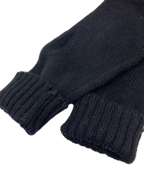 GRAN SASSO（グランサッソ）GRAN SASSO (グランサッソ) カシミヤブレンド編み込みハイネックニット ブラック サイズ:42の古着・服飾アイテム